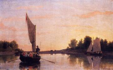 View of Indian Bar Cove Artwork by Fitz Hugh Lane