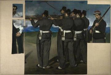 The Execution of Maximilian Artwork by Edouard Manet