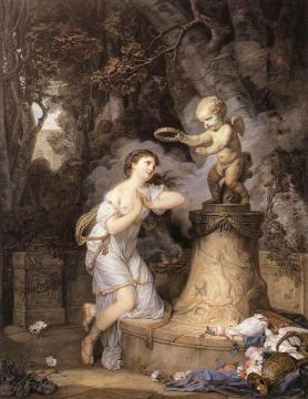 Votive Offering to Cupid Artwork by Jean-Baptiste Greuze
