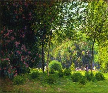 The Parc Monceau Artwork by Claude Oscar Monet