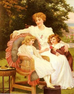 In The Garden Artwork by Herbert Blande Sparks