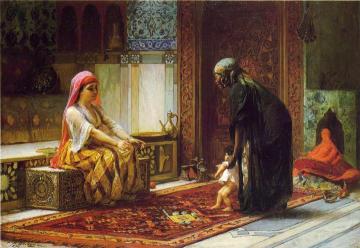 Mother and Child Artwork by Frederick Arthur Bridgman