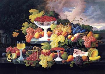 Still Life with Fruit Artwork by Severin Roesen