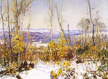 Overlooking the Delaware Artwork by Edward Willis Redfield