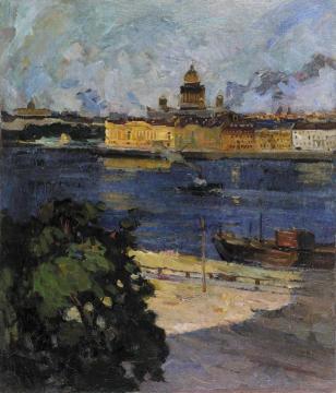 View from the Window of the Academy of Fine Arts Artwork by Alexander Osmerkin