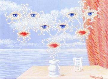Les Trois Shérérazades Artwork by Rene Magritte