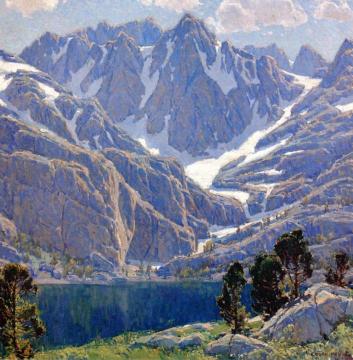 Solitude's Enchantment Artwork by Edgar Alwyn Payne