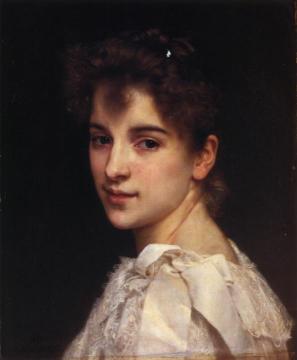 Portrait of Gabrielle Drienza Artwork by William Adolphe Bouguereau