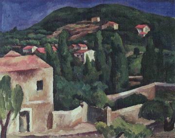 Mount Cassis Artwork by Pyotr Konchalovsky