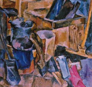 Still life with samovar pipe Artwork by Pyotr Konchalovsky