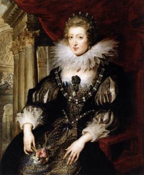 Portrait of Anne of Austria Artwork by Peter Paul Rubens