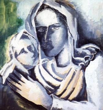 Motherhood Artwork by Ossip Zadkine