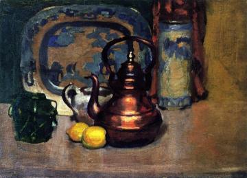 Still Life with Copper Kettle Artwork by Arthur B. Carles
