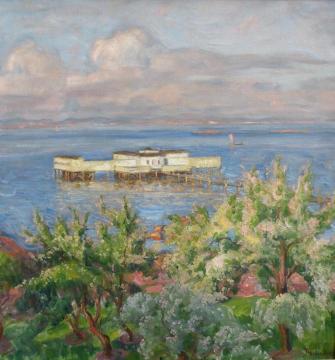 Kallbadhuset Artwork by Thorolf Holmboe
