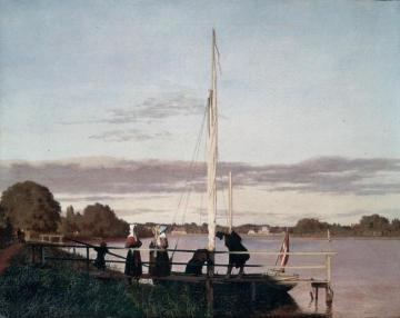 View Of Østerbro From Dosseringen Artwork by Christen Kobke