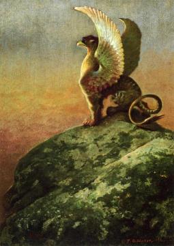 Vigilance, The Gryphon Artwork by Frank Blackwell Mayer
