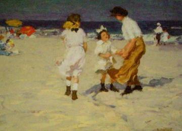 Ocean Breezes Artwork by Edward Potthast
