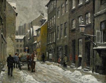 Stadsvy Artwork by Paul Gustave Fischer