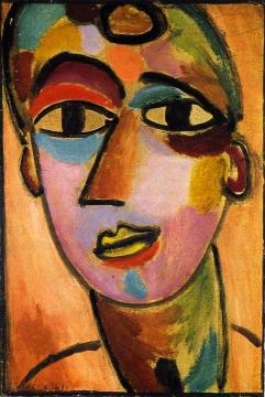 Mystical Head: Youth II Artwork by Alexej Jawlensky