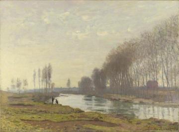 The Petit Bras of the Seine at Argenteuil Artwork by Claude Oscar Monet
