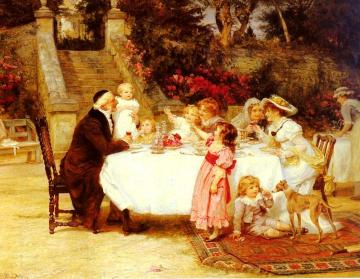 His First Birthday Artwork by Frederick Morgan