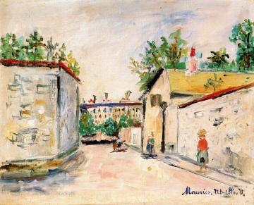 Montmartre Artwork by Maurice Utrillo