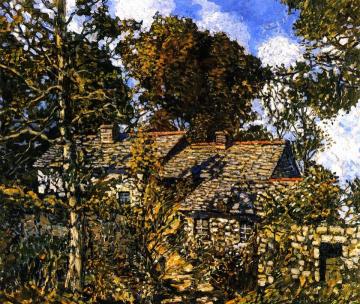 House at Godolphin Artwork by Walter Elmer Schofield