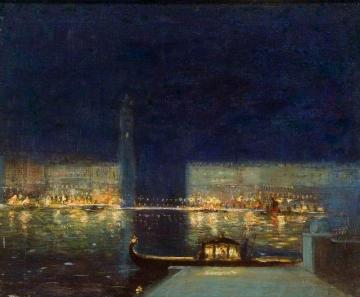 Venice Pageant Artwork by Thomas Edwin Mostyn