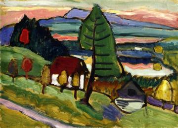 Staffelsee Landscape Artwork by Gabriele Münter