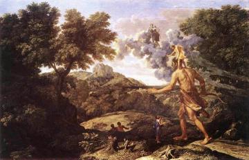 Landscape with Diana and Orion Artwork by Nicolas Poussin