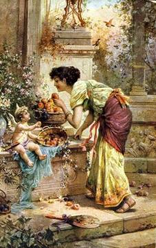 Love's Messenger Artwork by Hans Zatzka
