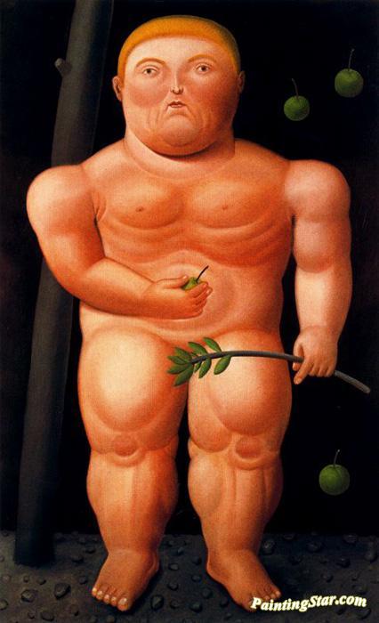 Adám Artwork by Fernando Botero