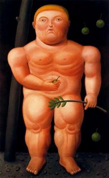 Adám Artwork by Fernando Botero