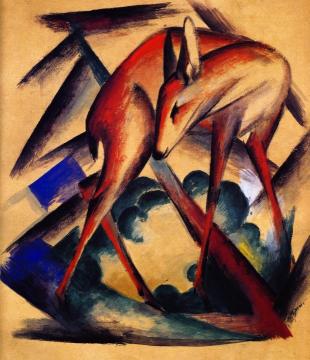 Deer Artwork by Franz Marc