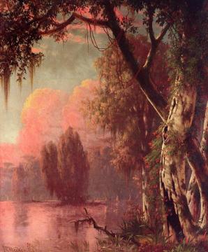Near the Atchafalaya Artwork by Joseph Rusling Meeker