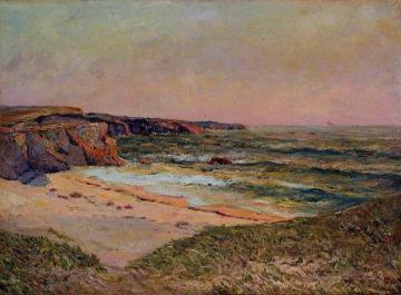 The Dunes of Port Blanc near Ile de Quiberon Artwork by Maxime Maufra