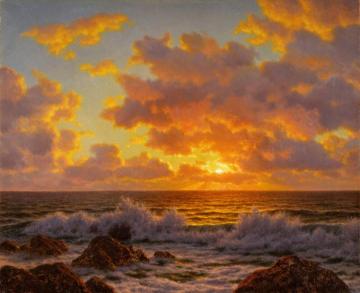 Coucher Du Soleil L'adriatique Artwork by Ivan Fedorovich Choultse