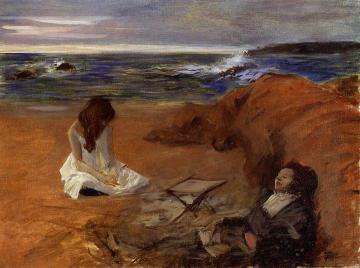 The Beach Artwork by Jean-Louis Forain