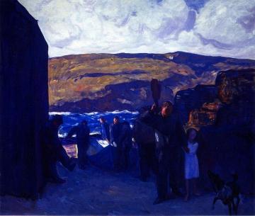 Fishermen Artwork by Rockwell Kent