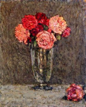 Roses Artwork by Henri Le Sidaner