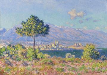 View Of Antibes From The Plateau Notre-dame Artwork by Claude Oscar Monet