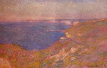 On the Cliff near Dieppe Artwork by Claude Oscar Monet