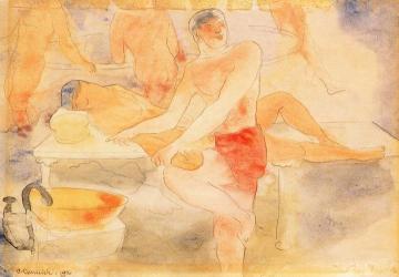 Turkish Bath Artwork by Charles Demuth