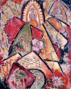 Musical Theme Artwork by Marsden Hartley