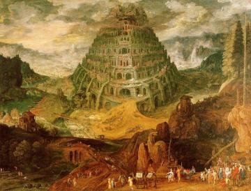 The Tower Of Babel Artwork by Jan Bruegel the Elder