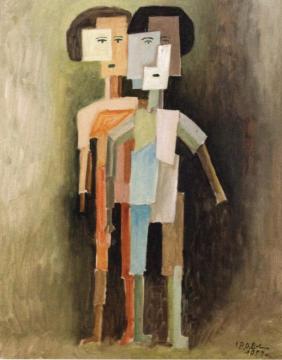 Spacial Resolution of a Human Form Artwork by Victor Brauner