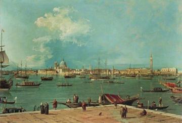 Venice:  The Bacino di San Marco from San Giorgio Maggiore Artwork by Giovanni Antonio Canal