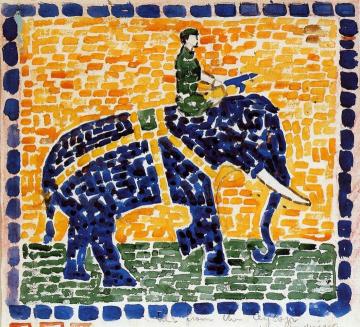 Elephant Artwork by Maurice Prendergast