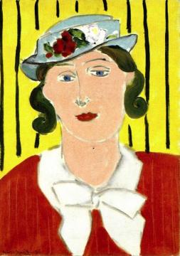 Hat With Roses Artwork by Henri Matisse