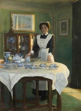 Teatime Artwork by Albert Ranney Chewett